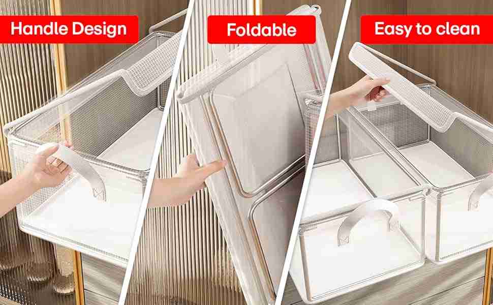 StackMate™ Deluxe Foldable Closet  Organizer (Pack of 8)