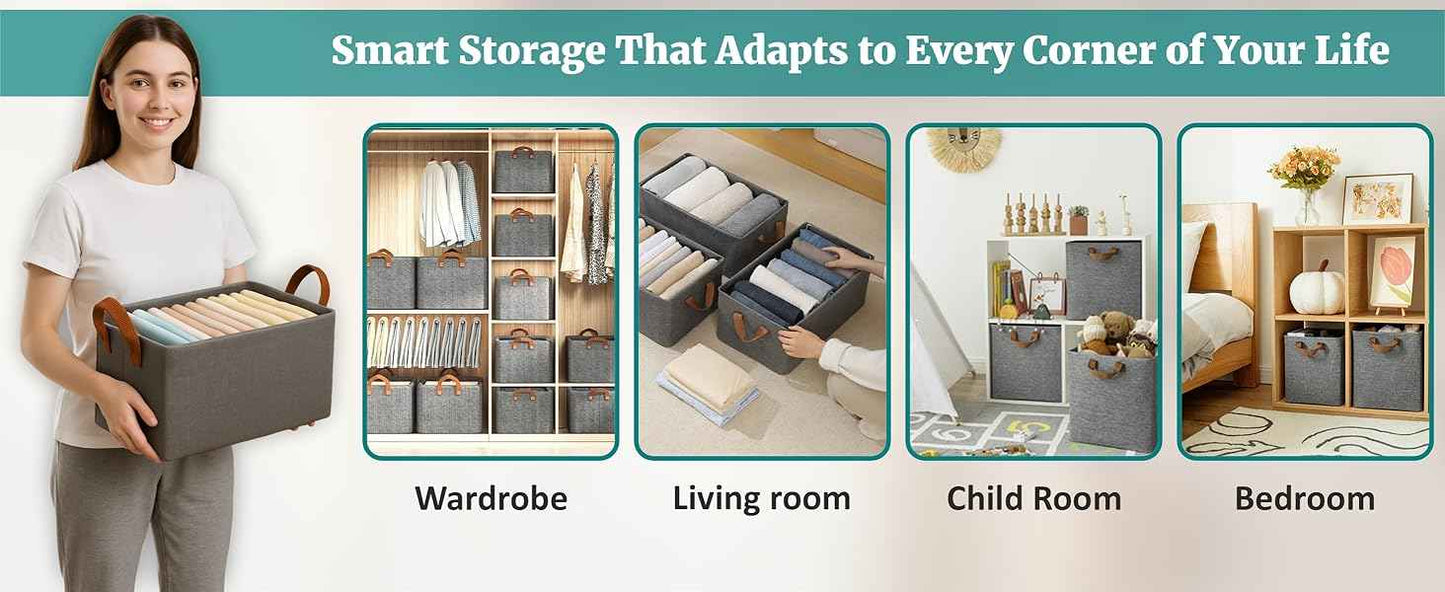 StackMate™ Deluxe Foldable Closet  Organizer (Pack of 8)