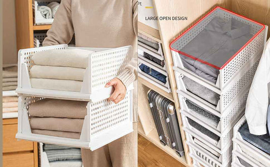 FoldNest™ Express Foldable Closet Organizer (Pack of 5)