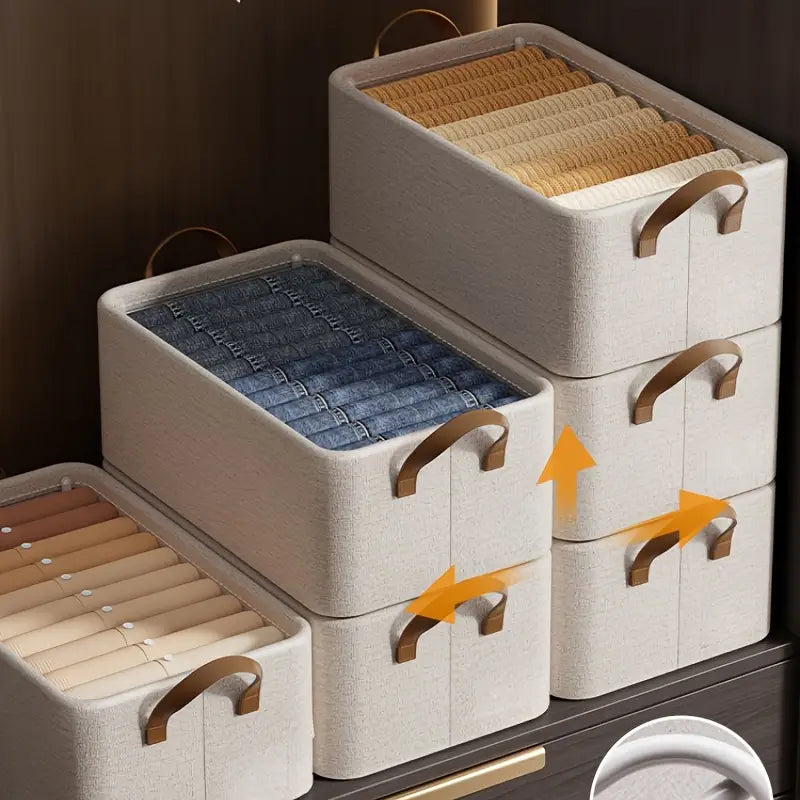 StackMate™ Deluxe Foldable Closet  Organizer (Pack of 8)