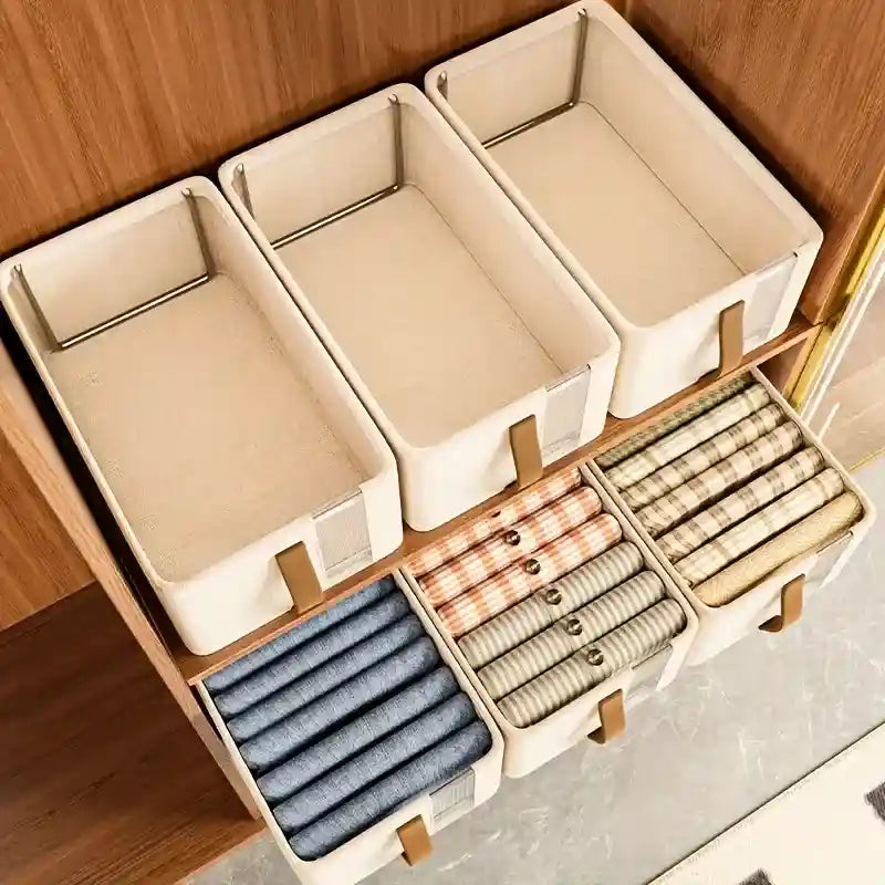 StackMate™ Deluxe Foldable Closet  Organizer (Pack of 8)