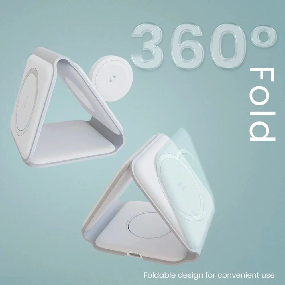 MagTrio: 3-in-1 Wireless Charger For Android & IOS