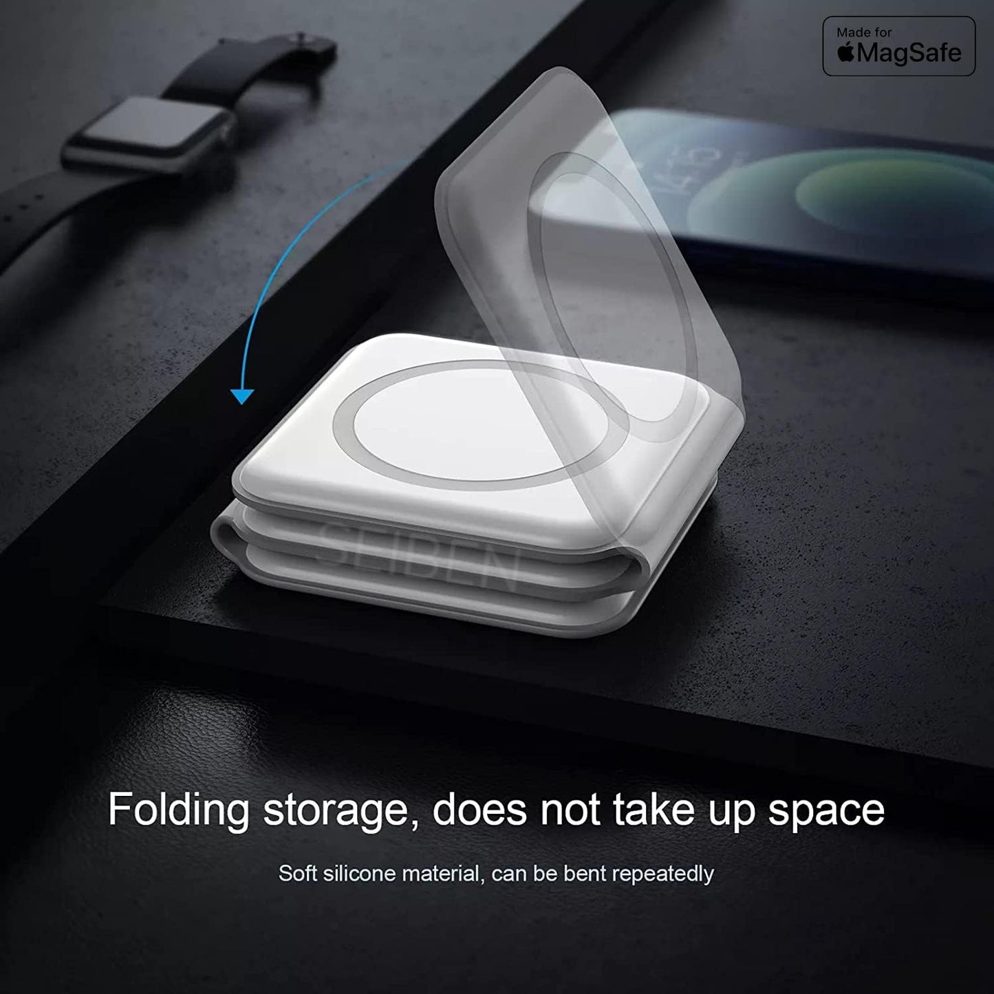 MagTrio: 3-in-1 Wireless Charger For Android & IOS