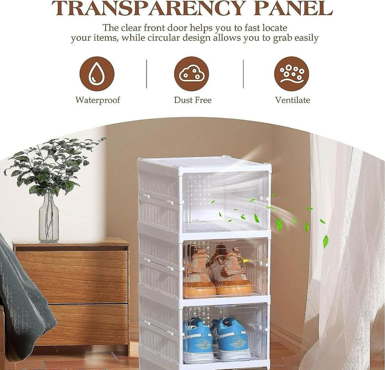 StepStack™ Smart Foldable 4 Layer Shoe Rack