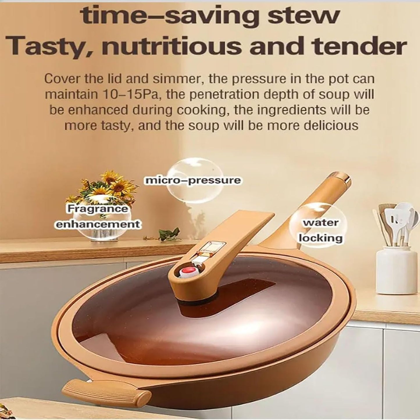 CookEase™ 8 in 1 Multipurpose Non-Stick Pan