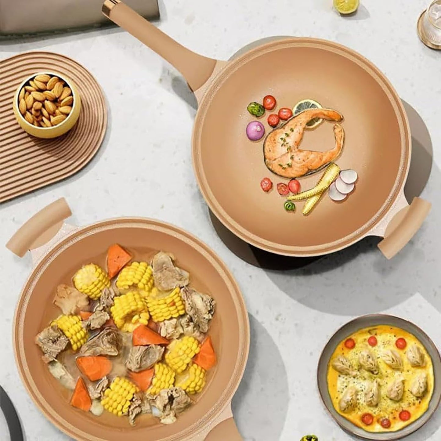 CookEase™ 8 in 1 Multipurpose Non-Stick Pan