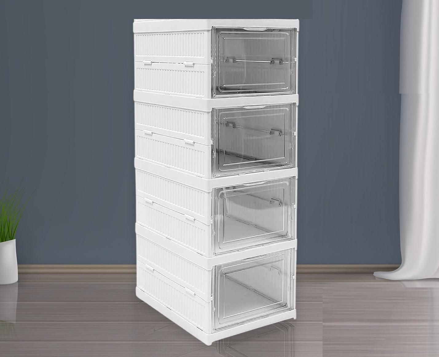 StepStack™ Smart Foldable 4 Layer Shoe Rack