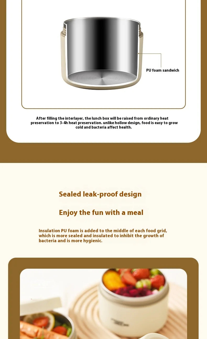 HotN’Go™ Insulated Thermal Bento Box with Bag