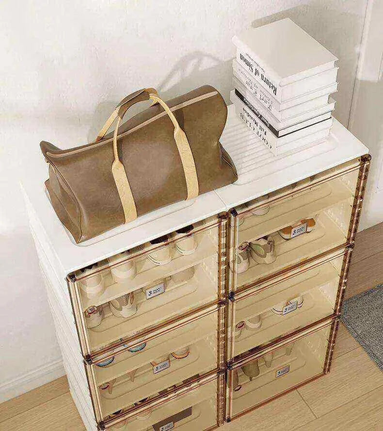 StepStack™ Smart Foldable 4 Layer Shoe Rack