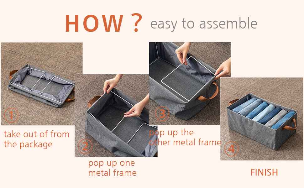 StackMate™ Deluxe Foldable Closet  Organizer (Pack of 8)