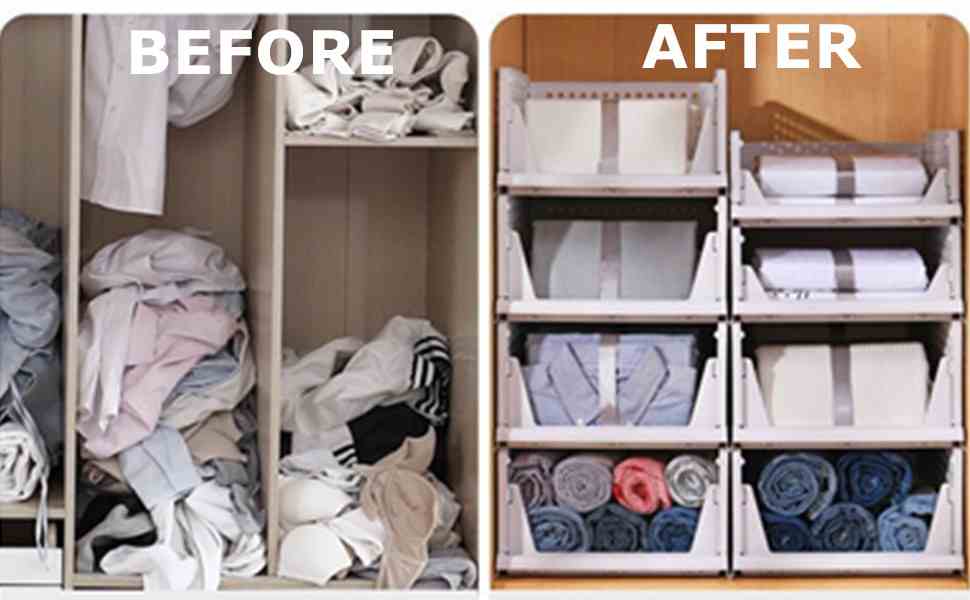 FoldNest™ Express Foldable Closet Organizer (Pack of 5)